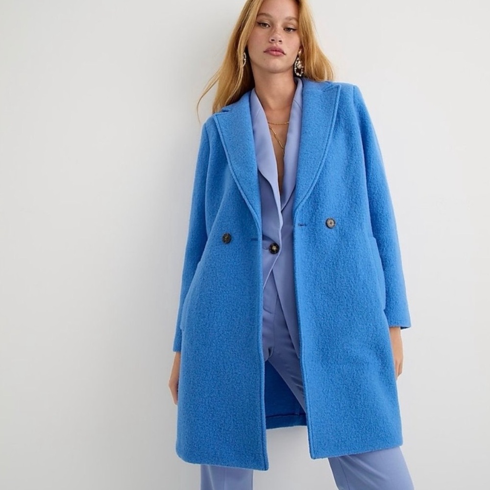 J.Crew Blue Wool Women's Coat